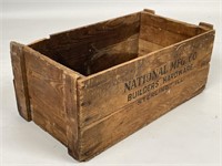 Vintage National Hardware Wooden Crate
Measures
