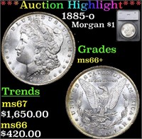 ***Auction Highlight*** 1885-o Morgan Dollar $1 Gr
