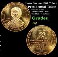 Clara Barton 1962 Token