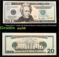 **Star Note** 2006 $20 Federal Reserve Note (Dalla