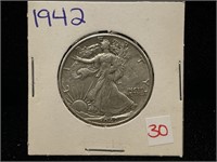 1942 WALKING LIBERTY HALF DOLLAR