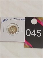 1942 Mercury dime