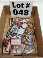 50 assorted magic gathering collector cards