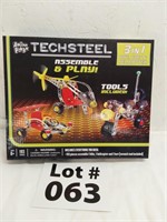 Tech steel 3 and 1 bike cart/ helicopter