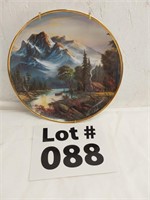 Mountain Retreat collector plate