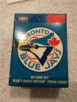 1991 BLUE JAYS TEAM SET