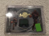 VINCE CARTER CARD - WITH JERSEY PIECE