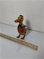 Vintage J. Chein mechanical duck