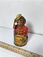 Vintage J. Chein monkey mechanical bank