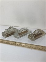 Vintage tank and cars candy containers