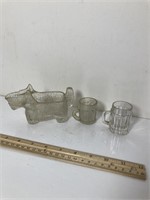 Vintage dog and mugs candy containers