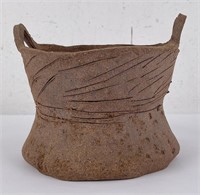 Pottery Handled Jar Pot