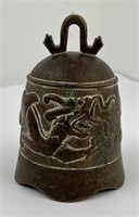 Antique Chinese Temple Dragon Bronze Bell