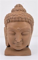 Myanmar Burma Clay Buddha Head