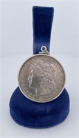 1884 Morgan Silver Dollar Necklace Pendant
