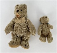 Pair of Antique Mohair Teddy Bears