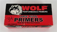 1000ct Wolf Large Pistol Primers