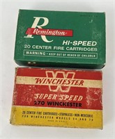 40ct .270 Rifle Ammo Winchester Remington