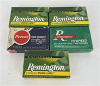 100 Rounds of 30-06 Ammo Remington Peters
