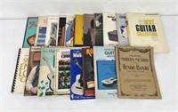 Group of Vintage Guitar Books