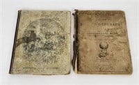 Group of Antique Geography Books