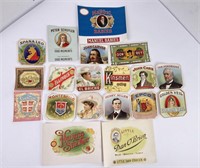 Group of Antique Cigar Box Labels