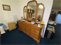 Sumter Cabinet Co Dresser w/Mirror 72"L x 19"W