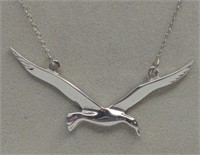 Sterling Silver Albatross Necklace