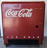Antique Ice Cold Red Classic Coco-Cola Cooler