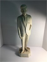 VERY TALL PRESIDENT KENNEDY CEMENT/PLASTER FIGURAL