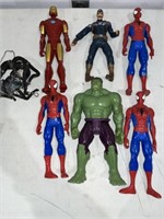TRAY LOT of ACTION FIGURES (TOYS)
