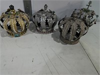 HOME MADE DECORATED CROWNS