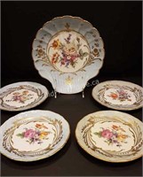 LIMOGES LUNCHEON PLATE SET
