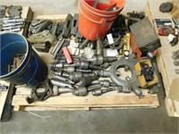 Pallet of lathe tools,