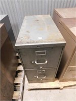3-metal 2-drawer file cabinets