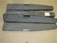 3 -HARD  PLASTIC GUN CASES