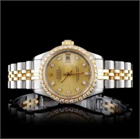 Rolex DateJust Diamond Ladies Watch