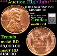 ***Auction Highlight*** 1942-d Lincoln Cent Near T