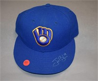 Autographed Baseball Hat Jeff Bianchi