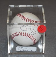 Autographed Atlantic League Baseball Jeff Bianchi