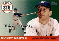 LOT OF 3 MICKEY MANTLE 2007 TOPPS HOME RUN HISTORY