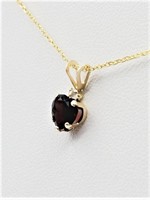 Natural Garnet Pendant-New