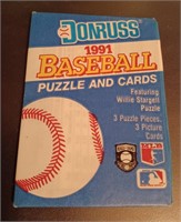 Unopened Donruss 1991 Baseball Pack