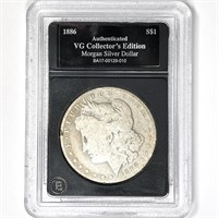 1886 Morgan Silver Dollar Coll.-VG