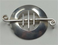 Beautiful Sterling Silver Kalo Shop Brooch