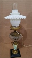 ELECTRIC CONVERSION OIL LAMP 23" TALL