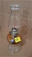 GLASS OIL LAMP 6" BASE DIA