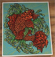 Wolfbat Studio Print, Fish Print