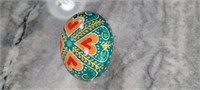 Ukraine inspired painted egg