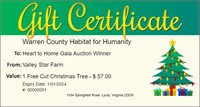 1 Free Cut Christmas Tree by Valley Star Farm